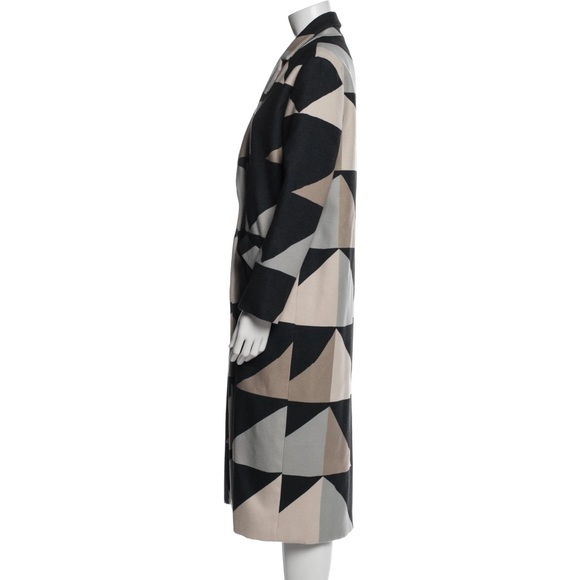 Mara Hoffman Color Block Neutral Car Coat small - Picture 11 of 17